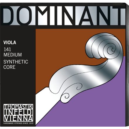 Thomastik Dominant synthetic viola string 4⁄4 – 37 cm C Synthetic core Silver wound medium