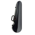 BAM violin case Hightech contoured 4/4 black carbon look