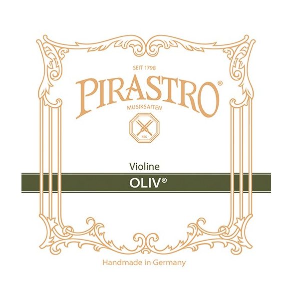 Pirastro Olive hegedű bélhúr D  GUT/SILVER 14 STRAIGHT