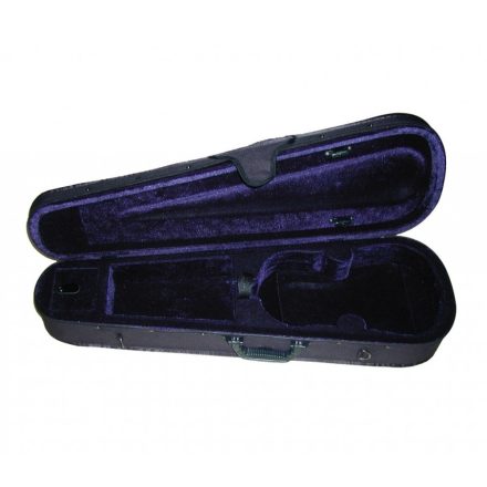 Petz form shaped hardfoam violin case, 1/16, black-blue
