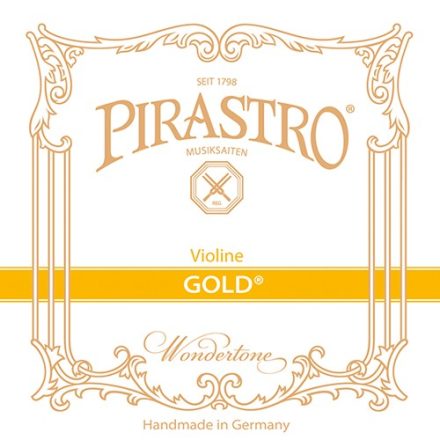 Pirastro Gold hegedű bélhúr E  BALL STEEL STARK ENVELOPE