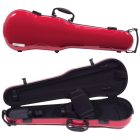 Gewa form shaped violin case 4/4 Air 1.7 red high-gloss, with handle