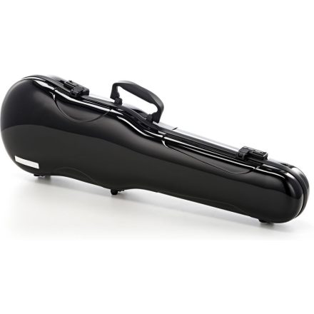Gewa form shaped violin case 4/4 Air 1.7 black metallic high-gloss, with handle