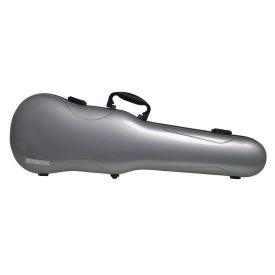   Gewa form shaped violin case 4/4 Air 1.7 silver metallic high-gloss