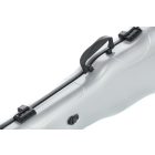 Gewa form shaped violin case 4/4 Air 1.7 silver metallic high-gloss