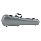 Gewa form shaped violin case 4/4 Air 1.7 silver metallic high-gloss