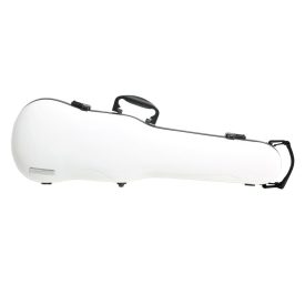   Gewa form shaped violin case 4/4 Air 1.7 white high-gloss, with handle