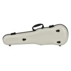 Gewa form shaped violin case 4/4 Air 1.7 white high-gloss, with handle