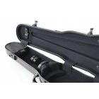 Gewa form shaped violin case 4/4 Air 1.7 brown high-gloss, with handle