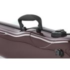 Gewa form shaped violin case 4/4 Air 1.7 purple high-gloss, with handle