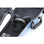 Gewa form shaped violin case 4/4 Air 1.7 brown high-gloss, with handle