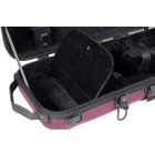 GEWA hegedű koffertok Bio I S 4/4 lila, kottazsebbel