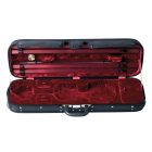 GEWA violin oblong case Liuteria Maestro 4/4 black/burgundy