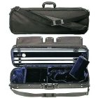 GEWA hegedű koffertok Liuteria Maestro 4/4 fekete, kék belsővel