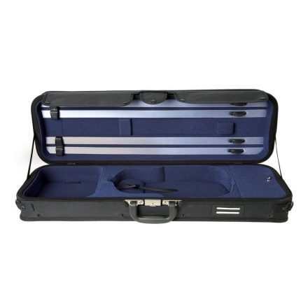 GEWA Strato  Super light weight Violin oblong case black/blue 4/4