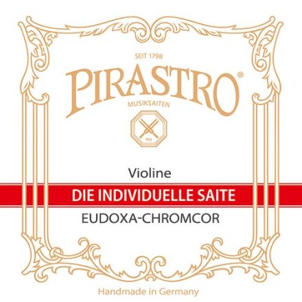 Pirastro Eudoxa Chromcore fém hegedűhúr A STEEL/CHROME STEEL MITTEL ENVELOPE