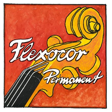 Pirastro Flexocor-Permanent szintetikus hegedűhúr SET  E-LOOP MITTEL ENVELOPE