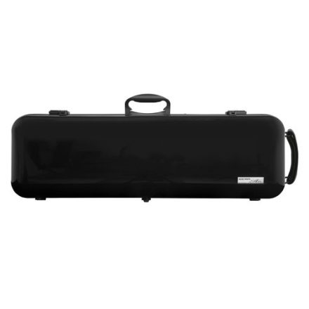 GEWA hegedű koffertok Air 2.1 4/4 magasfényű fekete, fogantyúval