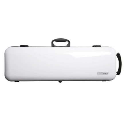 GEWA hegedű koffertok Air 2.1 4/4 magasfényű fehér, fogantyúval