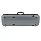 GEWA hegedű koffertok Air 2.1 fogantyúval 4/4 magasfényű metál ezüst