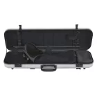 GEWA hegedű koffertok Air 2.1 fogantyúval 4/4 magasfényű metál ezüst