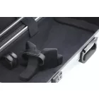 GEWA hegedű koffertok Air 2.1 fogantyúval 4/4 magasfényű metál ezüst