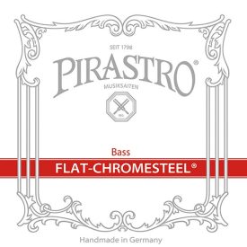   Pirastro Flat-Chromesteel steel double bass string  SET  ORCHESTRA MEDIUM