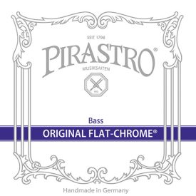   Pirastro Original-Flatchrome steel double bass string SET SOLO