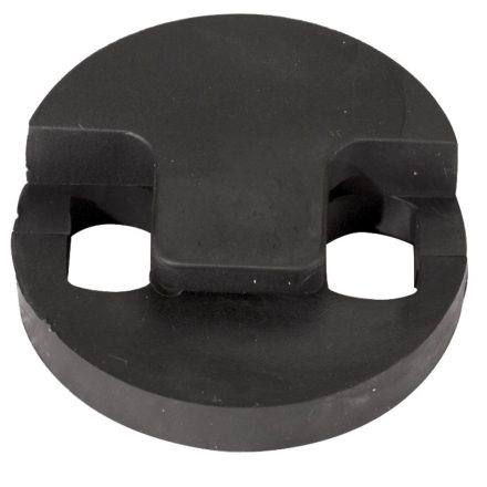 Mute double bass, Tourte rubber, round