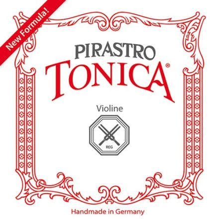 Pirastro Tonica szintetikus hegedűhúr E  LOOP SILVERY STEEL MITTEL ENVELOPE