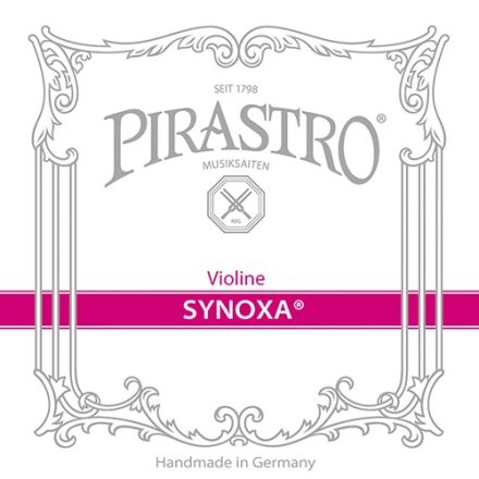 Pirastro Synoxa szintetikus hegedűhúr E  BALL STEEL MITTEL ENVELOPE