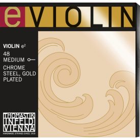 Thomastik 48 gold-plated E fém hegedűhúr ball end medium