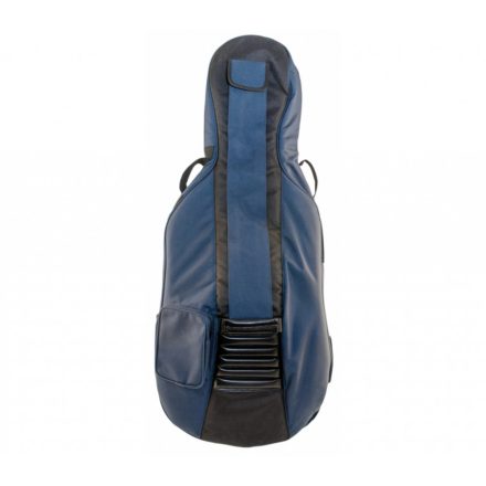 Petz cello bag, blue 18mm foam padding, 1/2