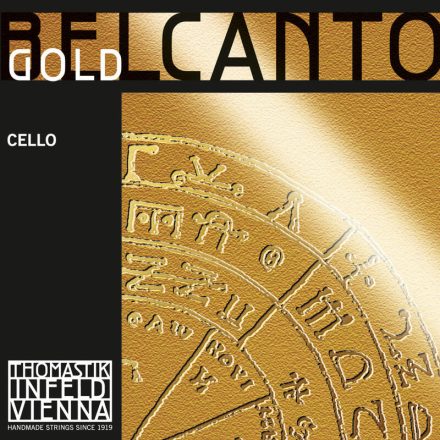 Thoastik Belcanto  GOLD cello steel string A Steel core, multialloy wound 