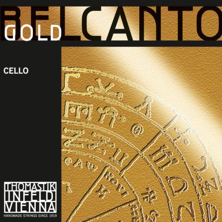 Thoastik Belcanto GOLD cello steel string  C Spiral core, tungsten/multialloy wound 