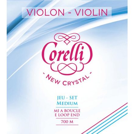 Corelli Crystal VIOLIN STRING E BALL, STEEL MEDIUM