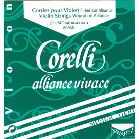 Corelli Alliance Vivace fém hegedűhúr E gombos puha