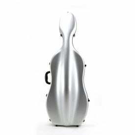Winter Cello case 4/4 fibreglass silver