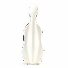 Winter Cello case 4/4 fibreglass white