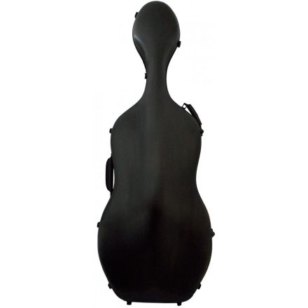 Petz Cello case, extra light, color: black/silver metallic