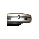 Crescent shaped violin case composite, ultra-light, red