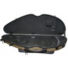 Crescent shaped violin case composite, ultra-light, red