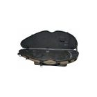 Crescent shaped violin case composite, ultra-light, red