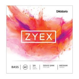 D'Addario Zyex synthetic double bass string Set medium