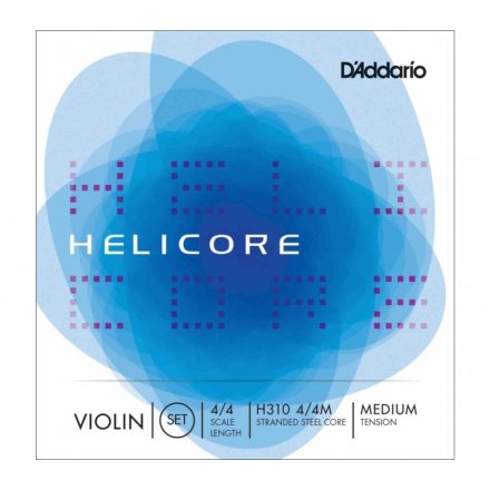 D'Addario Helicore steel violin string  SET , steel E , medium