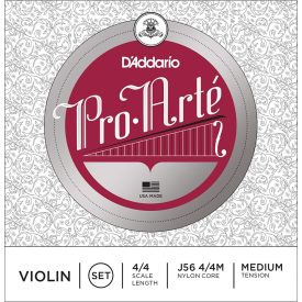   D'Addario Pro Arté szintetikus hegedű húr SET, steel E aluminium D ,medium