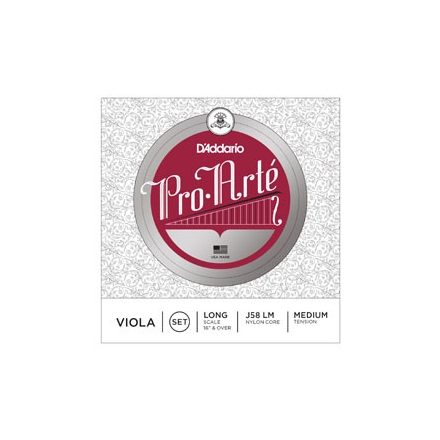 D'Addario Pro Arte synthetic viola string Set 16"