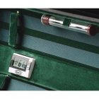 Winter Violin wooden double case german masters black/green