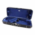 Winter Violin wooden double case german masters black/blue