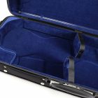 Winter Violin wooden double case german masters black/blue
